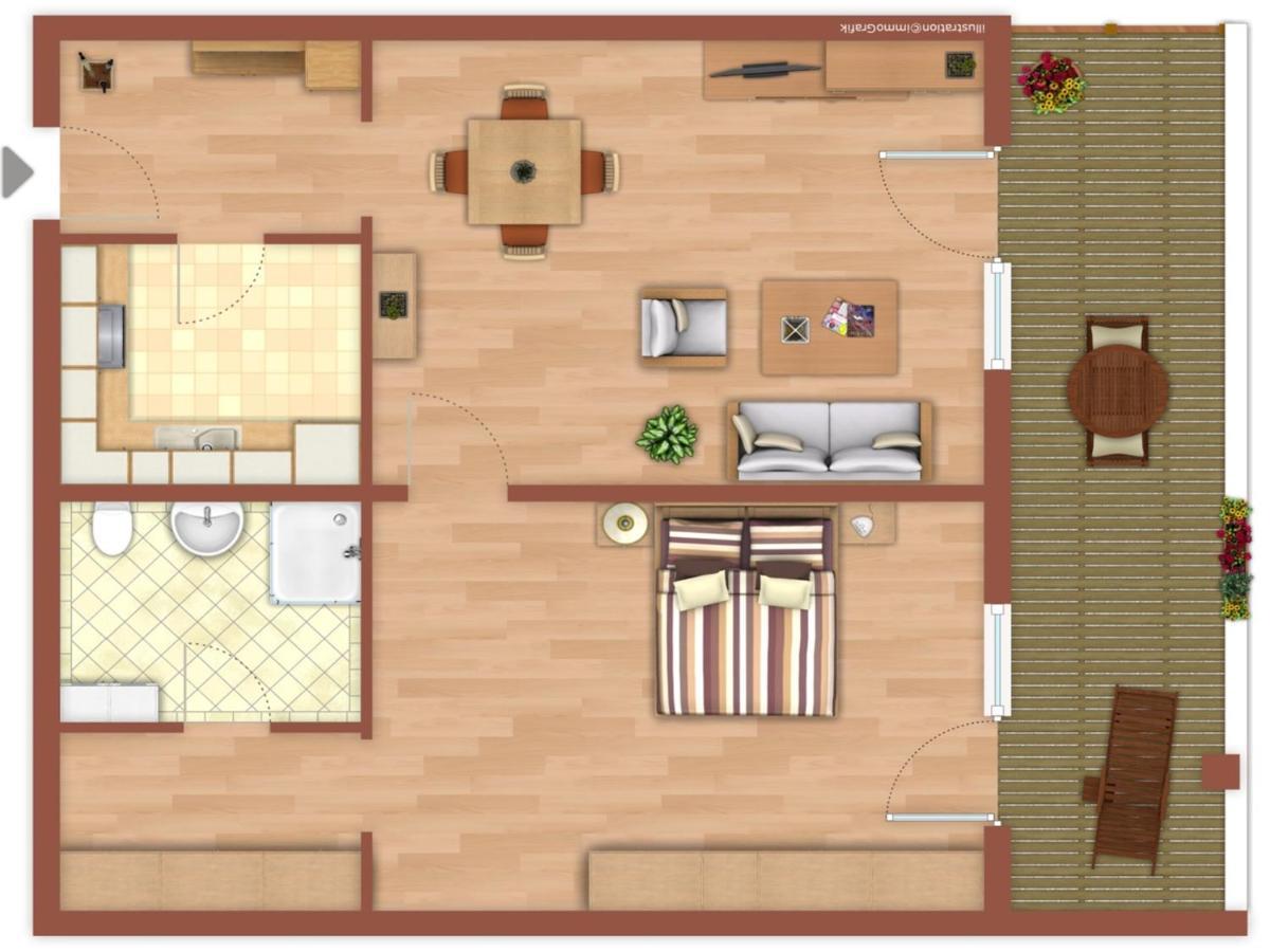 Alpenlodge, Ferienwohnung 5 เทียร์ซี ภายนอก รูปภาพ